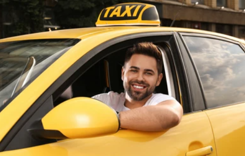 Din Trueman användningsområde: Taxiförare